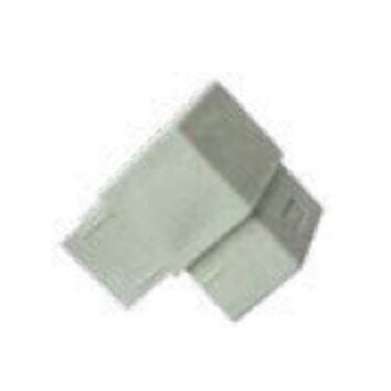 PVC Bracket Code: 024 - 1'' x 1 1/2'' Outer Corner Bracket DIY Home Improvement