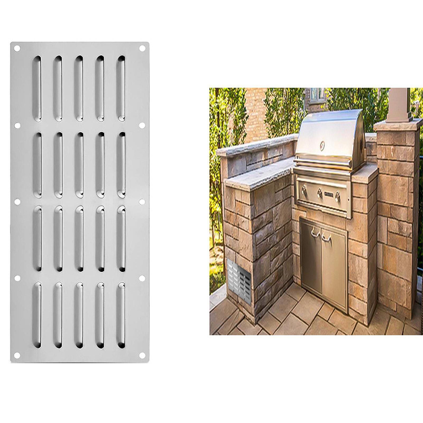 Aituan Air Vent Cover Exhaust Window Home Improvement Essential Stainless Steel Durability Ventilation Grille for Kitchens Walls