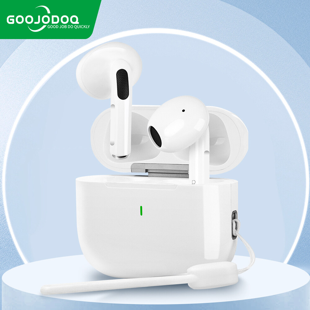 GOOJODOQ  Bluetooth Earphone Wireless Headphone Stereo Headset Sport Earbuds Microphone With Charging Box For Smartphone Waterproof earpod 3500mAh Charging Box